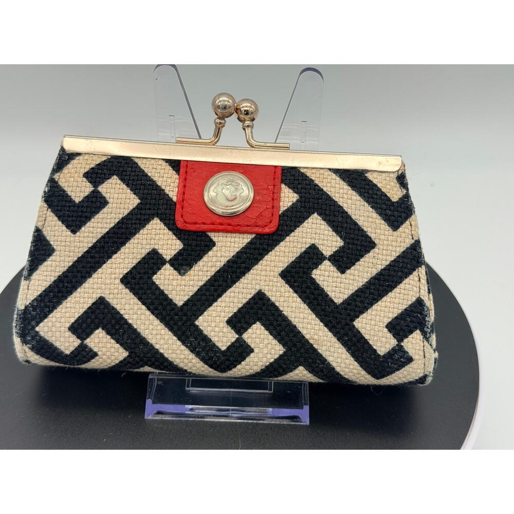 Spartina 449 Daufuskie Island Linen Kisslock Coin Purse